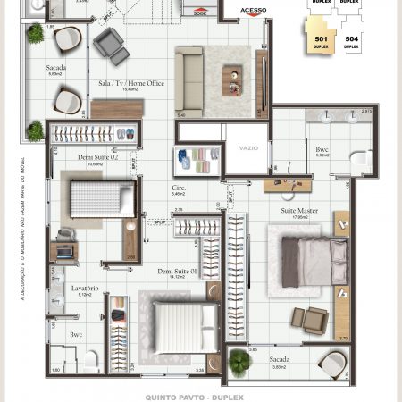 quinto pavto duplex 501-A4